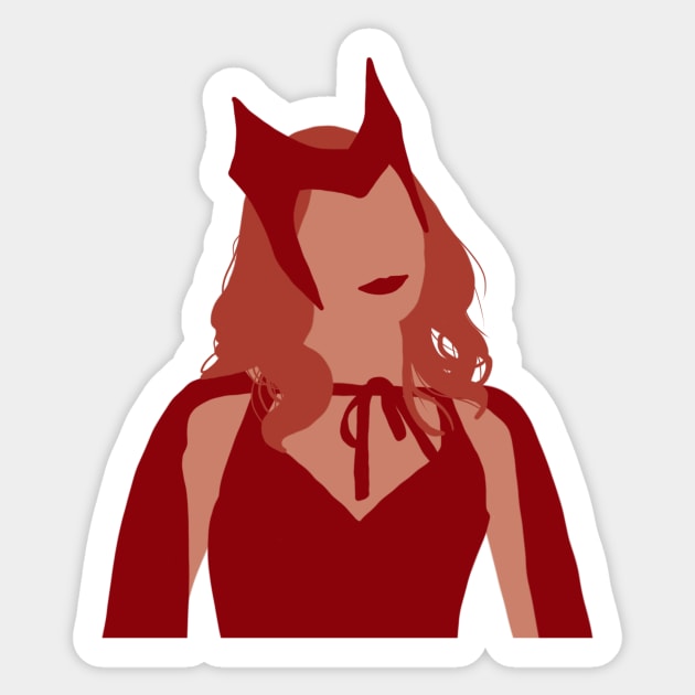 Scarlet Halloween Costume Sticker by notastranger